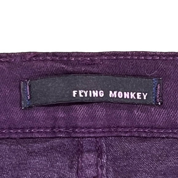 Flying Monkey Purple Skinny Stretch Jeans Size 1 Wome - Picture 2 of 6